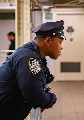 Coronavirus policeman